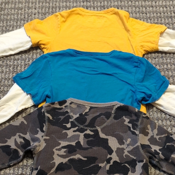 Arizona Jean Company Blue, Yellow, and Camouflage Long Sleeve Tees - Picture 9 of 9